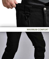 Herrenhose | Lang | Taktisch | Elastisch | Taschen | Schlaufe | Robust-Luzern Mode