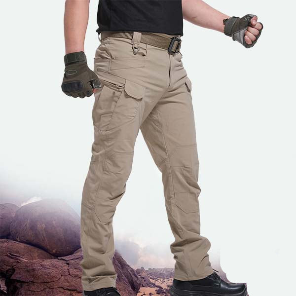 Herrenhose | Lang | Taktisch | Elastisch | Taschen | Schlaufe | Robust-Luzern Mode
