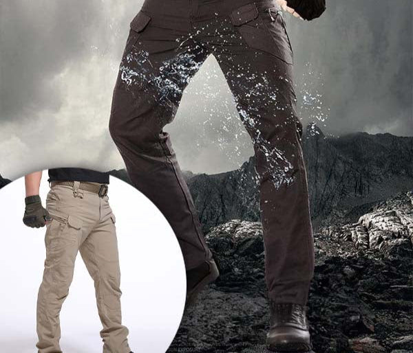 Herrenhose | Lang | Taktisch | Elastisch | Taschen | Schlaufe | Robust-Luzern Mode