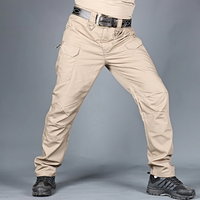 Taktische Outdoor-Hose für Herren mit Taschenfunktion-Khaki-S-Luzern Mode