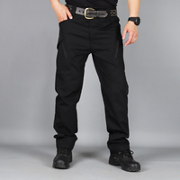 Taktische Outdoor-Hose für Herren mit Taschenfunktion-Schwarz-S-Luzern Mode