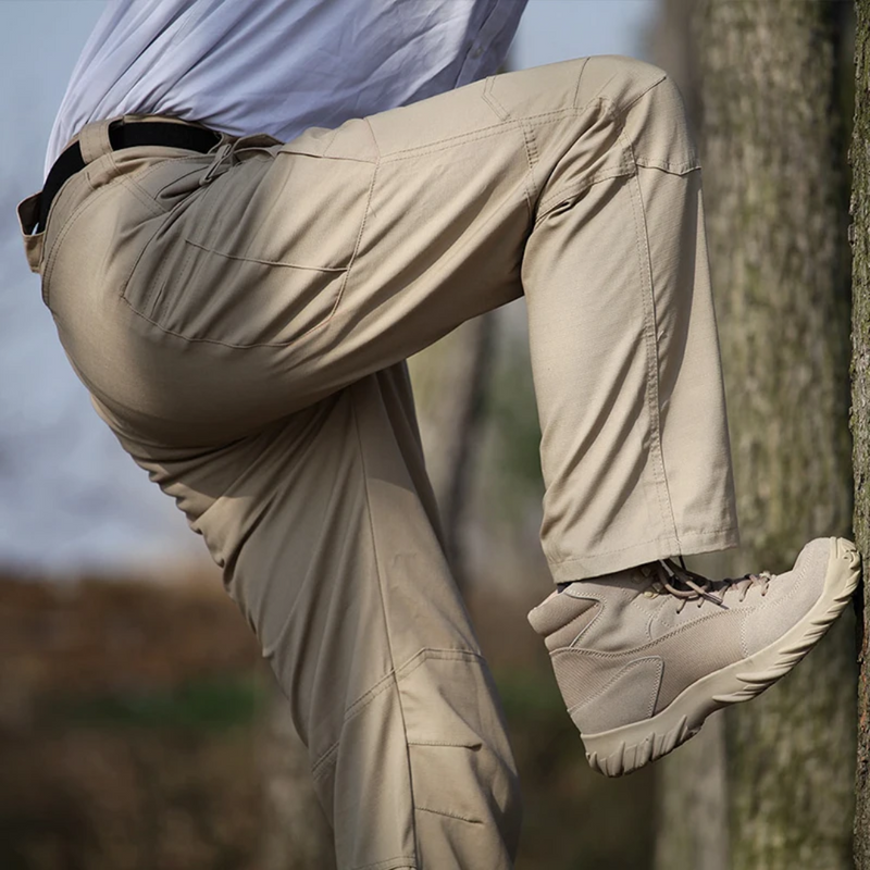 Herren Outdoor Cargohose mit Taschen für Wandern und Trekking-Luzern Mode