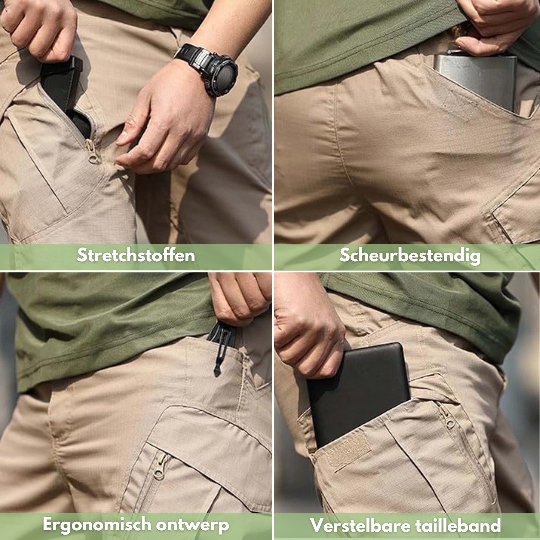 Herren Outdoor Cargohose mit Taschen für Wandern und Trekking-Luzern Mode