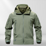 Taktische Herren Softshell-Jacke | X-Fleece | Warm | Gefüttert | Kapuze-Olivegrün-XS-Luzern Mode