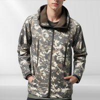 Taktische Herren Softshell-Jacke | X-Fleece | Warm | Gefüttert | Kapuze-Luzern Mode