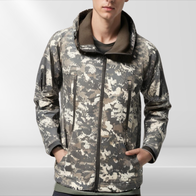 Taktische Herren Softshell-Jacke | X-Fleece | Warm | Gefüttert | Kapuze-Luzern Mode