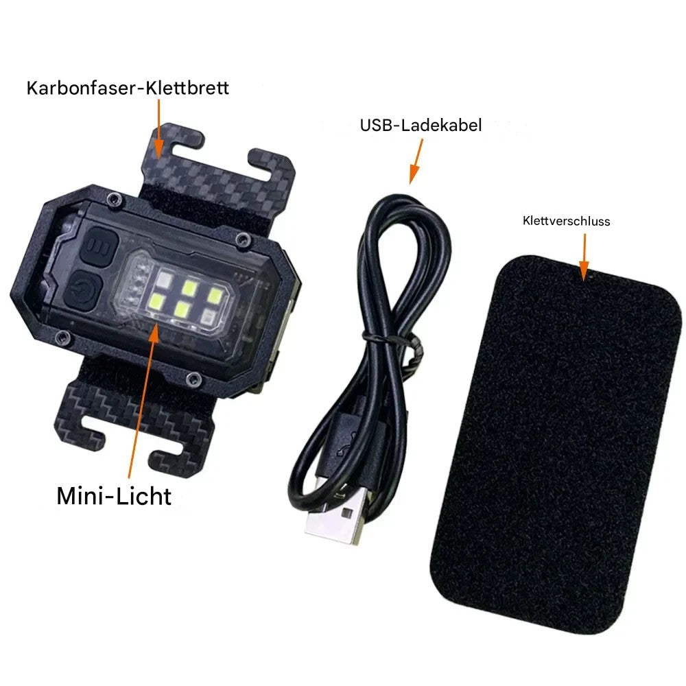 Mini-Taschenlampe | Taktisch Einstellbar Wiederaufladbar Vielseitig Praktisch-Luzern Mode