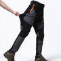 Herren Outdoor Wanderhose mit Taschen und Stretchfunktion-Grau-S-Luzern Mode