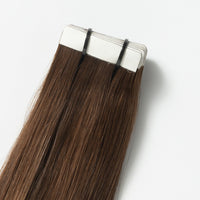 Tape-in-Haarverlängerungen | Braun | Balayage | 100% Natürlich | Volumen-Luzern Mode