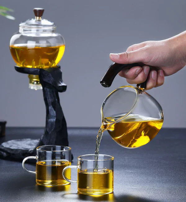 Teeset | Magnetisch Einzigartig Innovativ Modern Langlebig Glas Transparent-Luzern Mode