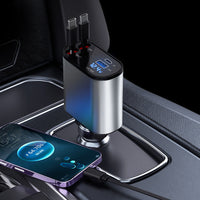 Auto Schnelladegerät | USB | iPhone | Ausziehbar | Universell | Leistungsstark-2 USB-C-Luzern Mode