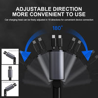 Auto Schnelladegerät | USB | iPhone | Ausziehbar | Universell | Leistungsstark-Luzern Mode