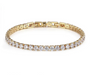 Damen Tennisarmband | Zirkonia | Verstellbar | Silber | Hypoallergen-Gold-Luzern Mode