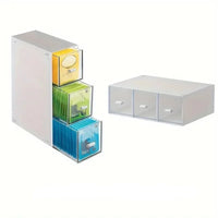 Teebeutel-Organisator | Schubladen | Quadratisch | Weiß | Platzsparend-Luzern Mode