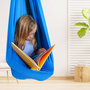 Kinder Therapiehängematte | Baumwolle Einfarbig Bequem Beruhigend Langlebig-Blau-Luzern Mode