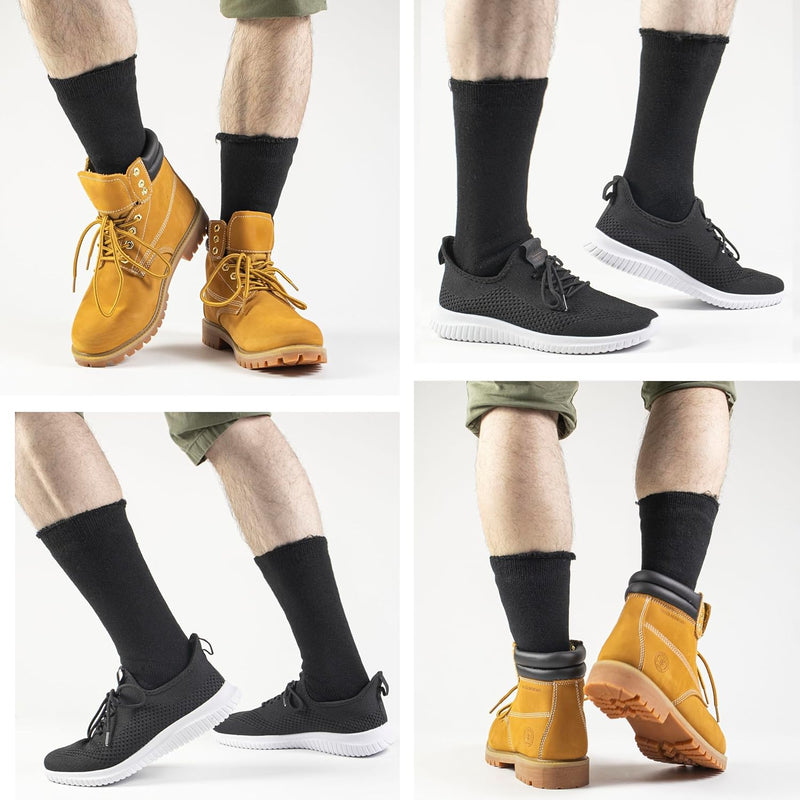 Herren Thermosocken Set - Winter Warme Arbeitssocken 6er Pack-Luzern Mode