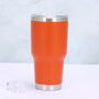 Thermosbecher | Schiebeverschluss Doppelwandig 900ML Langlebig Edelstahl Vielseitig-Orange-Luzern Mode