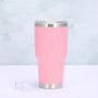 Thermosbecher | Schiebeverschluss Doppelwandig 900ML Langlebig Edelstahl Vielseitig-Rosa-Luzern Mode