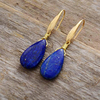 Lapislazuli-Ohrringe | Blau | Handgefertigt | Silber | Nachhaltig | Stilvoll-Luzern Mode