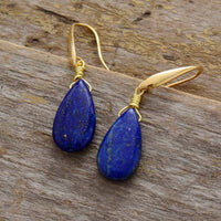 Lapislazuli-Ohrringe | Blau | Handgefertigt | Silber | Nachhaltig | Stilvoll-Luzern Mode