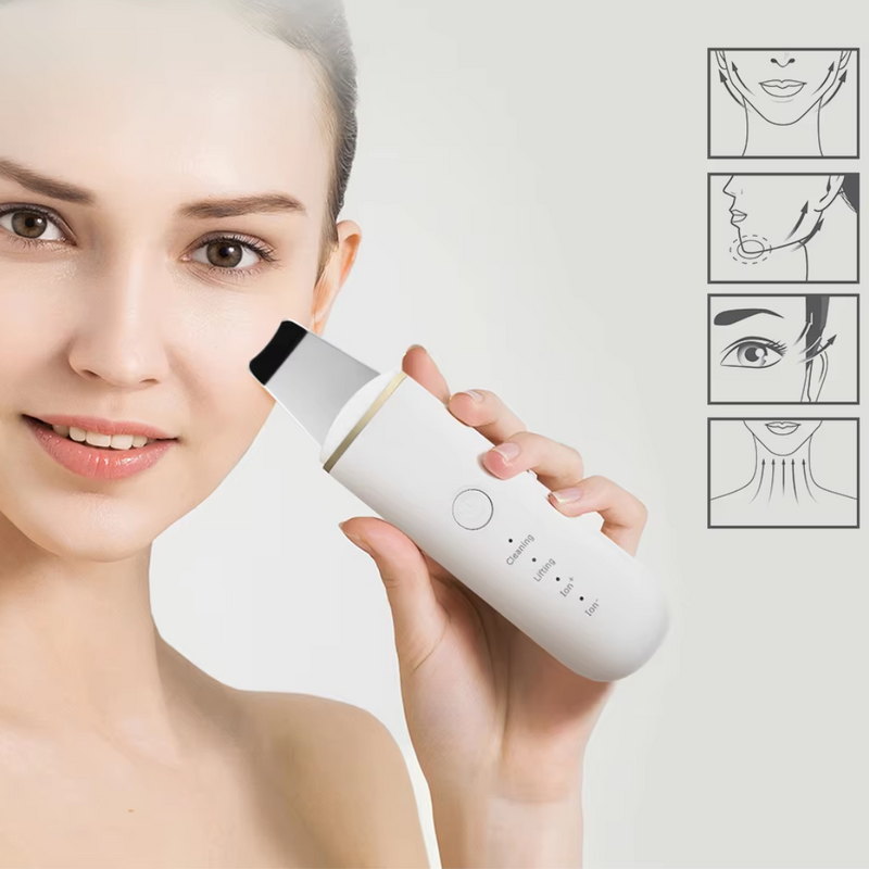 Gesichtsscrubber | Tiefenreinigung Pflege Ultraschall Kompakt-Luzern Mode