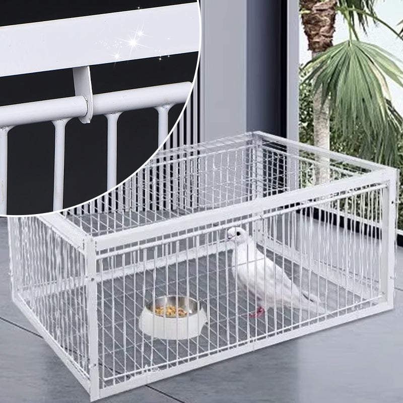 Vogelgehege | Rückschlagschutz | Tierfreundlich | Metall | Robust-Luzern Mode