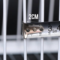 Vogelgehege | Rückschlagschutz | Tierfreundlich | Metall | Robust-Luzern Mode