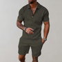 Herren Boxershorts mit geometrischem Muster, bequem-Grün-S-Luzern Mode