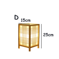Tischlampe | Japanischer Stil Beruhigend Bambus Nachhaltig Trendig Vielseitig-Luzern Mode