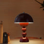 Tischlampe | Skandinavisches Design Dimmbar LED Energiesparend Stilvoll Einzigartig-Rot-Luzern Mode