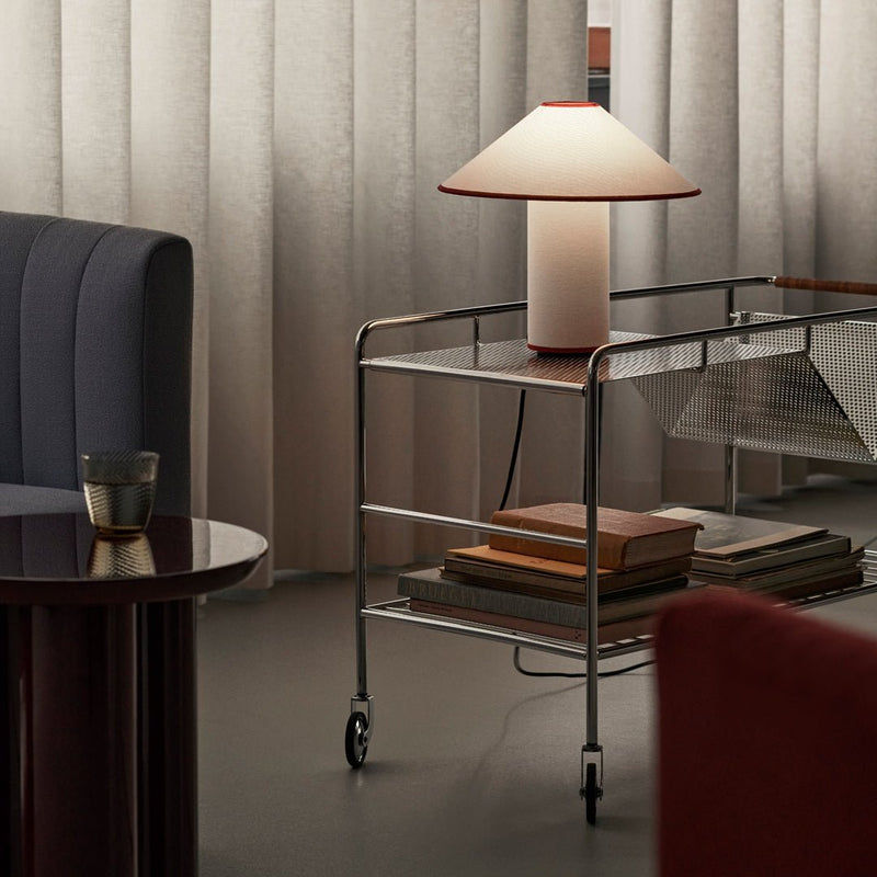 Tischlampe | Stoffschirm | LED | Kabelschalter | 40W | E26 | E27-Luzern Mode