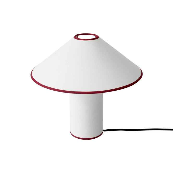 Tischlampe | Stoffschirm | LED | Kabelschalter | 40W | E26 | E27-Luzern Mode