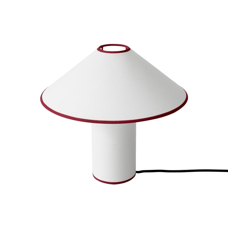 Tischlampe | Stoffschirm | LED | Kabelschalter | 40W | E26 | E27-Luzern Mode