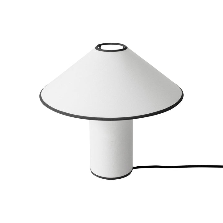 Tischlampe | Stoffschirm | LED | Kabelschalter | 40W | E26 | E27-Luzern Mode