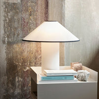 Tischlampe | Stoffschirm | LED | Kabelschalter | 40W | E26 | E27-Luzern Mode