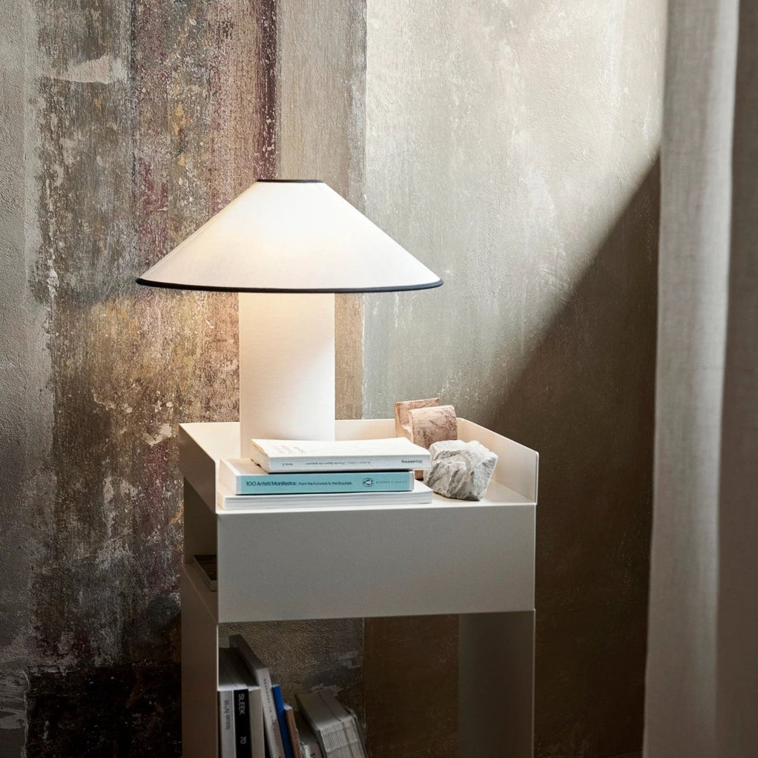 Tischlampe | Stoffschirm | LED | Kabelschalter | 40W | E26 | E27-Luzern Mode