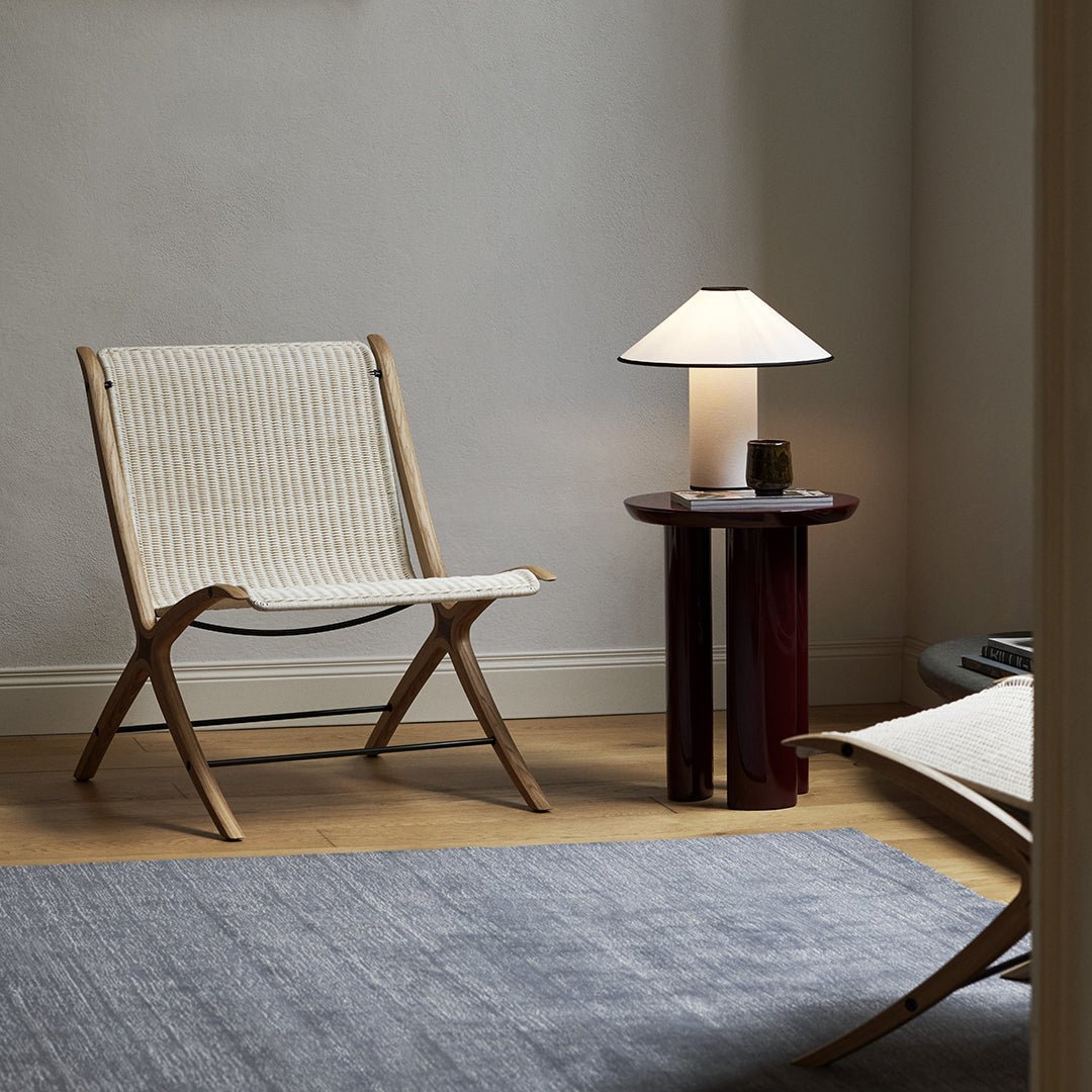 Tischlampe | Stoffschirm | LED | Kabelschalter | 40W | E26 | E27-Luzern Mode