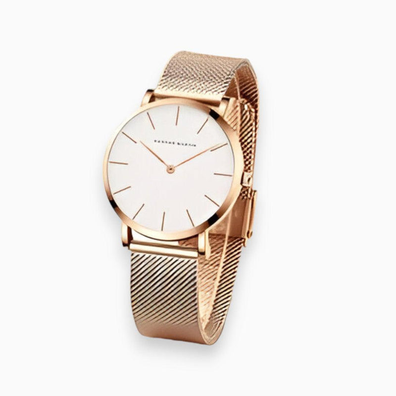 Luxus Herrenarmbanduhr mit schwarzem Zifferblatt kaufen-Roségold-Luzern Mode