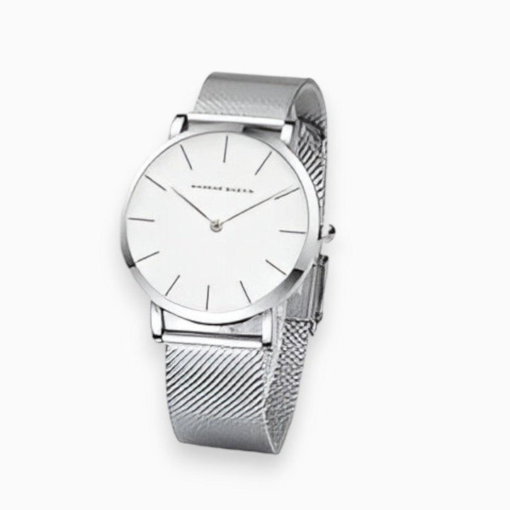 Luxus Herrenarmbanduhr mit schwarzem Zifferblatt kaufen-Silber-Luzern Mode