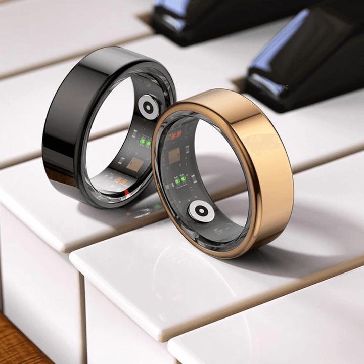Gesundheitstracker-Ring | Titanium Stilvoll Messbar Langlebig Wasserdicht-Luzern Mode