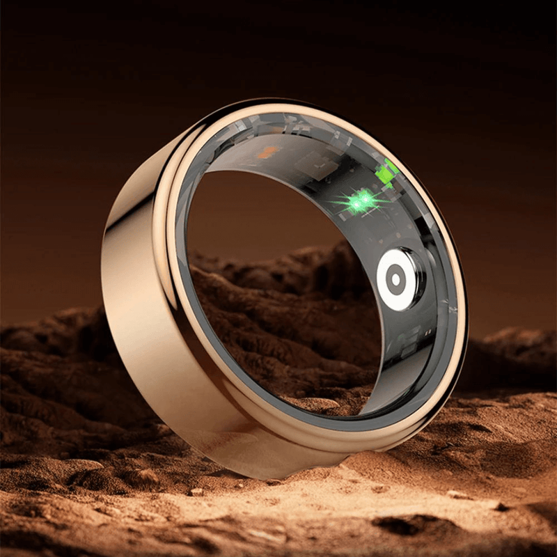 Gesundheitstracker-Ring | Titanium Stilvoll Messbar Langlebig Wasserdicht-Luzern Mode