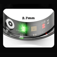 Gesundheitstracker-Ring | Titanium Stilvoll Messbar Langlebig Wasserdicht-Luzern Mode