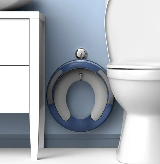 Toilettenhilfe für Kinder | Rutschfest | Universell | Oval | Licht-Luzern Mode