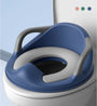 Toilettenhilfe für Kinder | Rutschfest | Universell | Oval | Licht-Blau-Luzern Mode