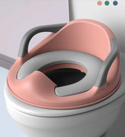 Toilettenhilfe für Kinder | Rutschfest | Universell | Oval | Licht-Rot-Luzern Mode