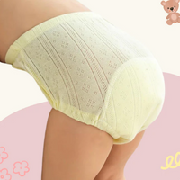 Baby Baumwolle Unterhosen Set - Weiche und Atmungsaktive Slips-Gelb-(S) tot 9 KG-Luzern Mode