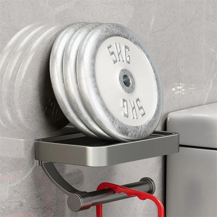 Toilettenpapierhalter | Mit Ablage Wandmontage Edelstahl Stilvoll Langlebig-Luzern Mode