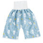 Kleinkind Babyhose mit Tiermuster - Bequeme Pumphose-Hose-Blaue Waldtiere-M (0-3 Jahr)-Luzern Mode