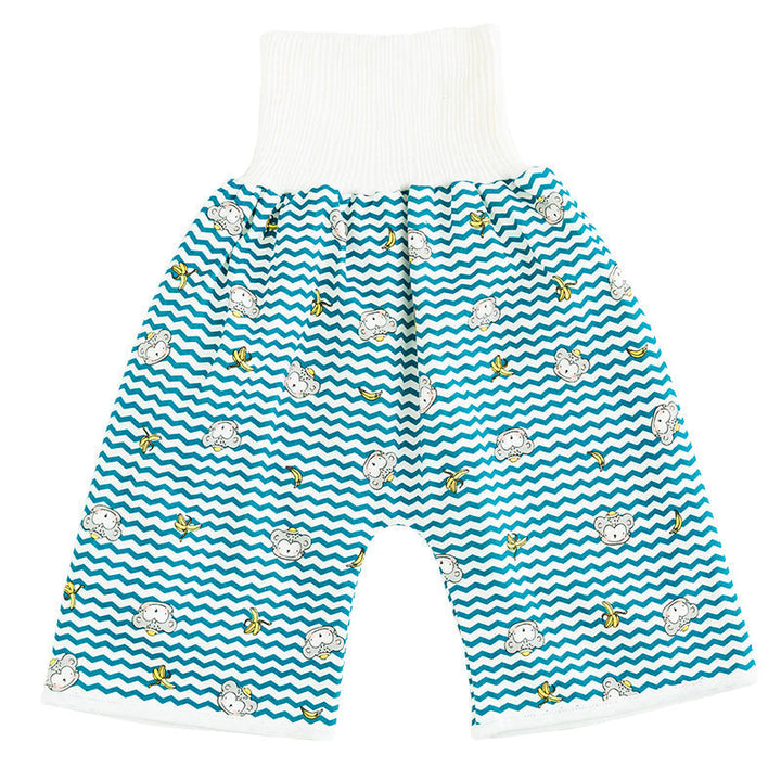 Kleinkind Babyhose mit Tiermuster - Bequeme Pumphose-Hose-Gestreifte Affen-M (0-3 Jahr)-Luzern Mode