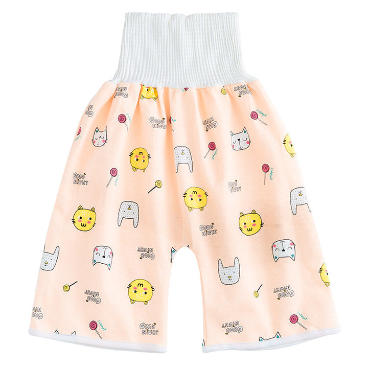 Kleinkind Babyhose mit Tiermuster - Bequeme Pumphose-Hose-Orangekätzchen-M (0-3 Jahr)-Luzern Mode